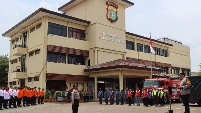 Polres Tanjung Priok Siap Tangani Bencana dengan Apel Kesiagaan