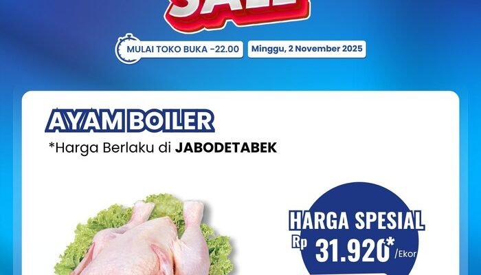 Ayam Broiler Banting Harga di Transmart Full Day Sale! – Update 4