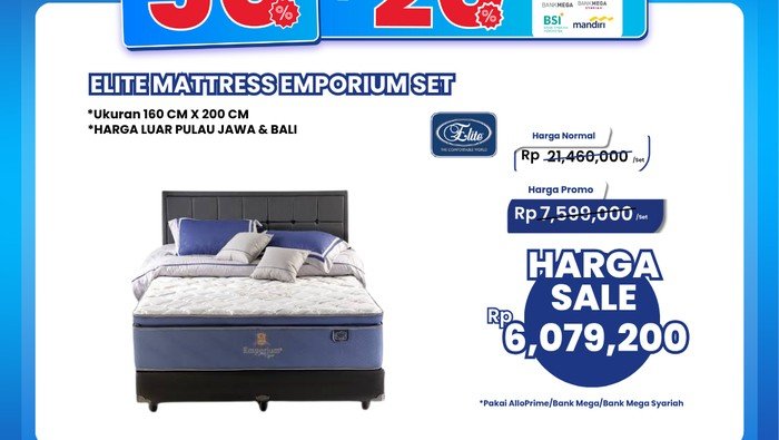**Tidur Nyenyak dengan Harga yang Lebih Ringan di Transmart Full Day Sale**
