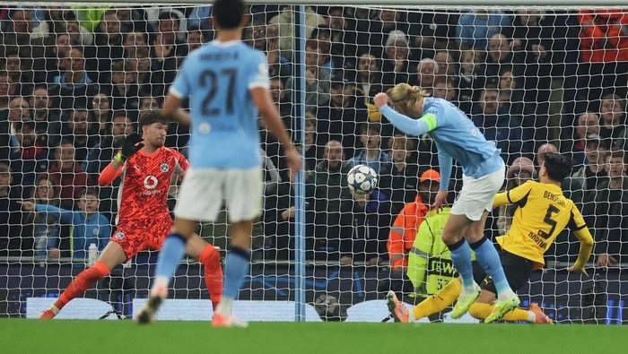 Babak I, Man City Unggul 2-0 atas Dortmund - Update 3