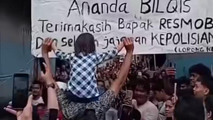 Bilqis Datang ke Makassar, Warga Sambut dengan Emosi