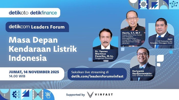 Menilik Potensi RI Jadi Pemain Utama Kendaraan EV di detikcom Leaders Forum - Update 3