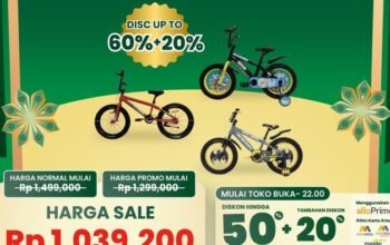 “Beli Sepeda Lebih Murah, Hanya di Transmart Full Day Sale!”