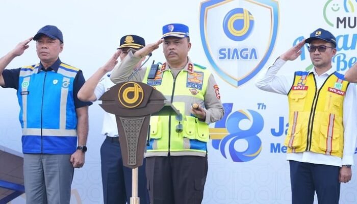 Hadiri Apel Terpadu Jasa Marga, Kakorlantas: Kolaborasi yang Bikin Lalu Lintas Lancar