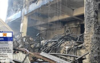 Kebakaran Ruko Konfeksi di Tambora, 140 Personel Damkar Siagakan Masyarakat