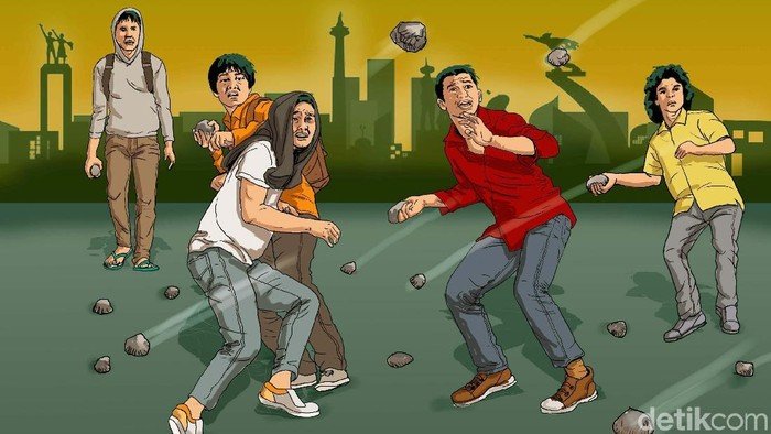 Tawuran di Jaktim: Anggota Gangster Cari Lawan saat Ultah Berlangsung