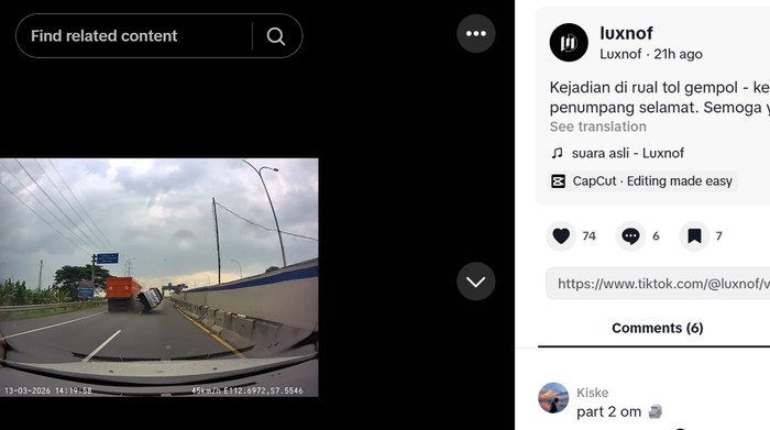 **Tragis! Daihatsu Xenia Hantam Bokong Truk, Kap Terbang-Terguling dalam Detik-detik Drama Kecelakaan**