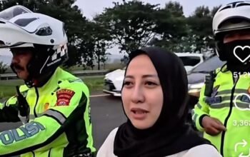 Polisi Naik Moge Antar Istri yang Ketinggalan di Rest Area saat Mudik Viral!