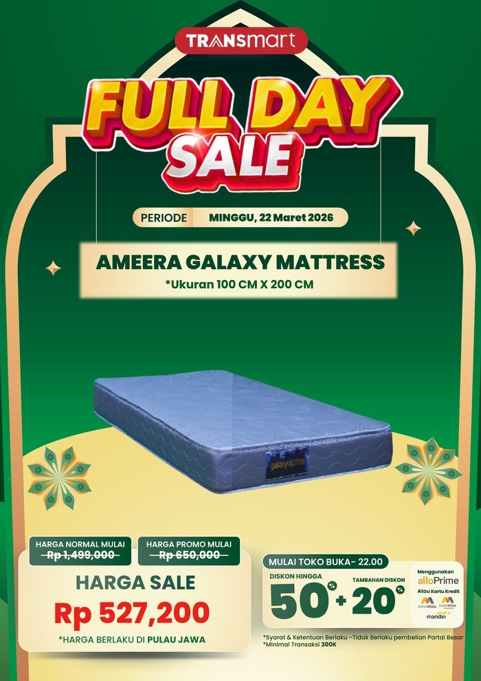 Transformasi Lebaran: Kasur Mewah Rp 500 Ribuan di Transmart, Wujudkan Kebahagiaan!